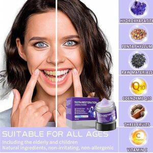 Purple Teeth Restoration Mineral Powder
