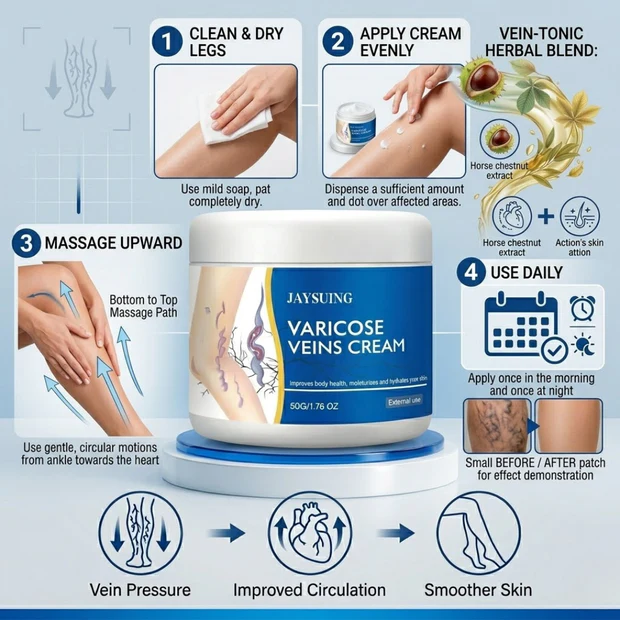 JAYSUING Varicose Veins Relief Cream - Image 6