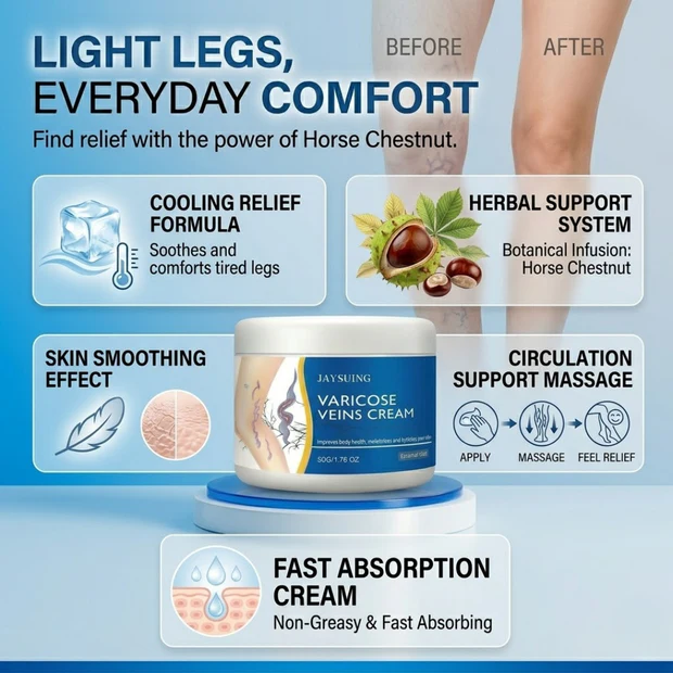 JAYSUING Varicose Veins Relief Cream - Image 8